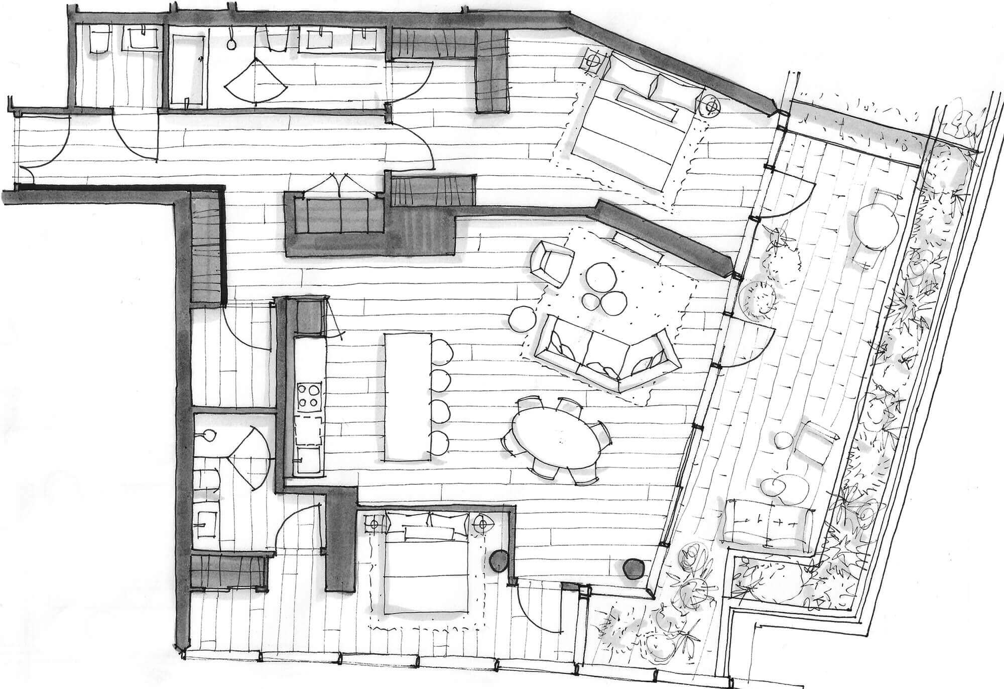 Building plan 2D