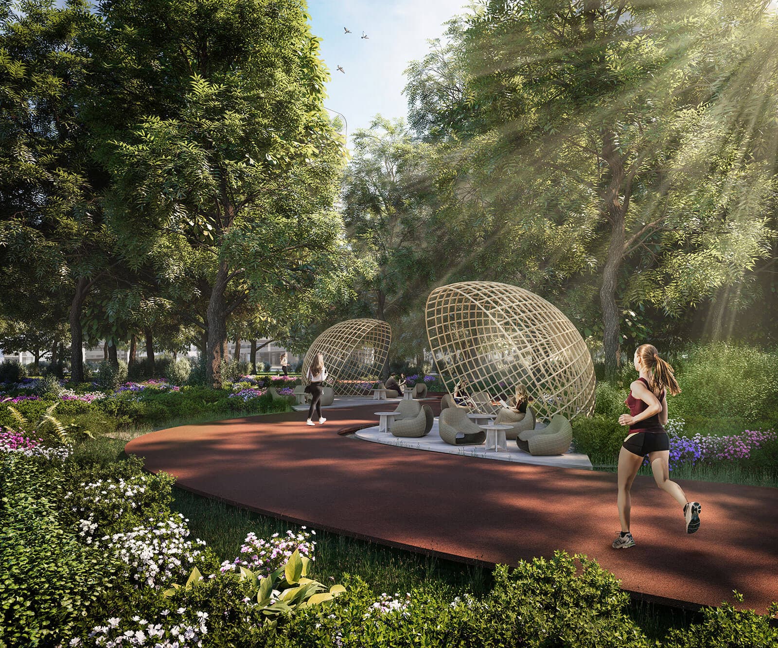 Oakridge Park Workspace Rendering