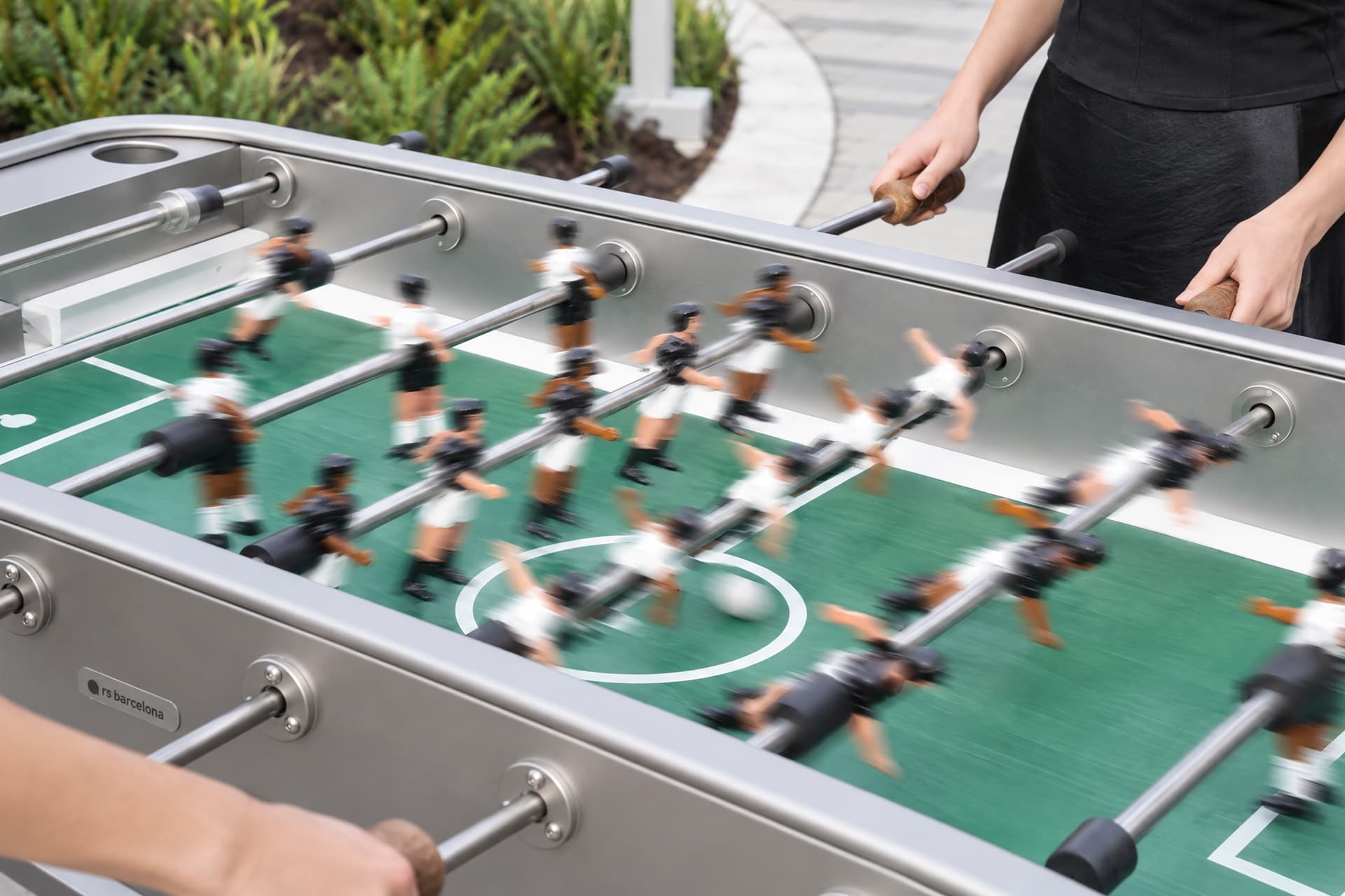 Foosball at The Commons