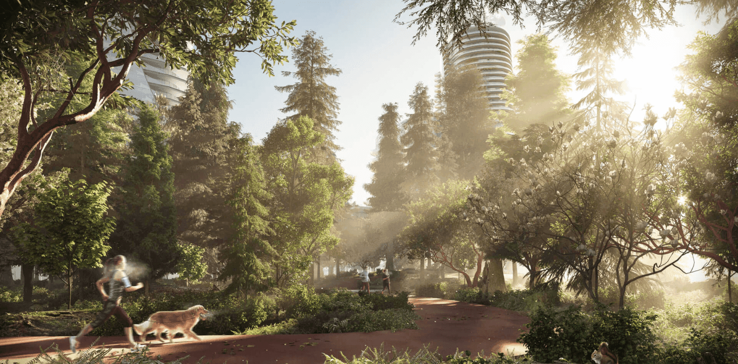 Oakridge Park Workspace Rendering