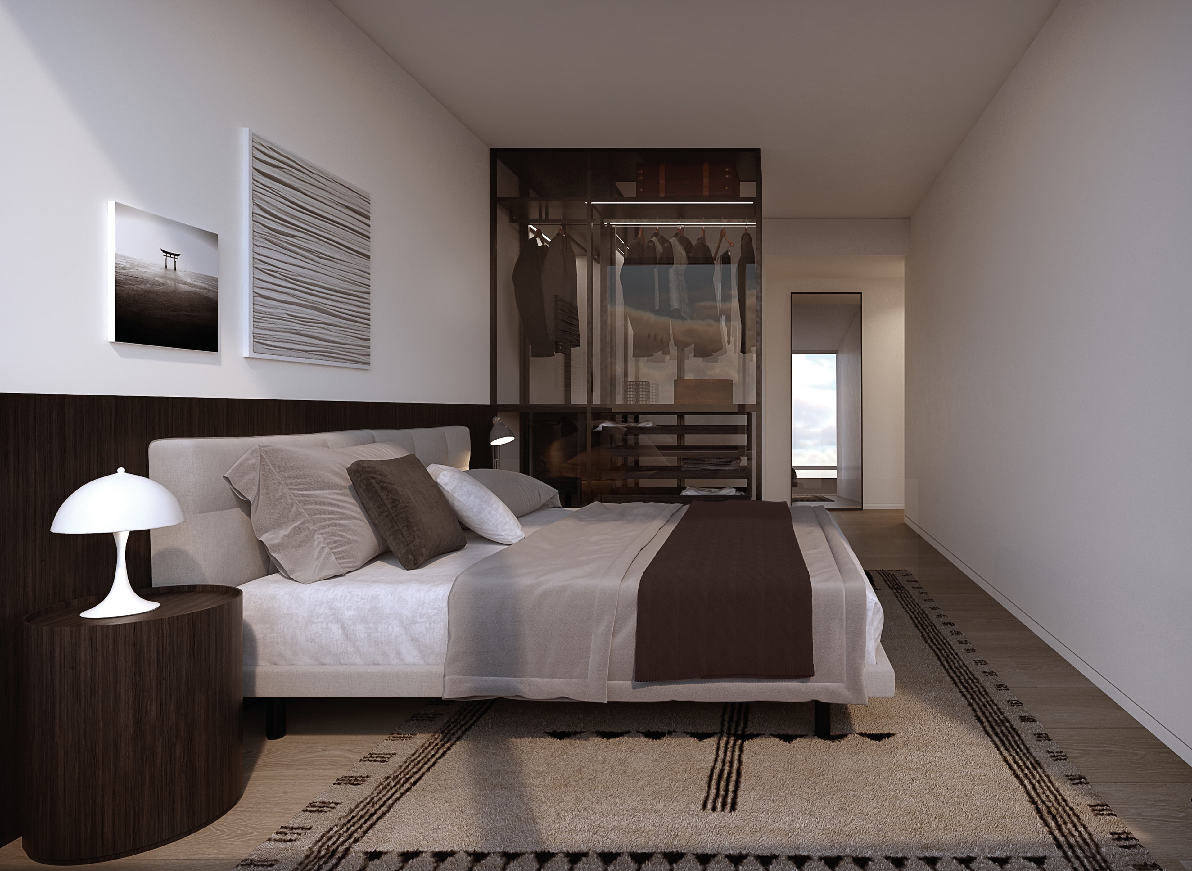 oakridge park residential interior lissoni bedroom